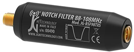 Filtro Notch 88-108mhz Connett. Sma Per Scanner Ricetrasmettitori Max 10w