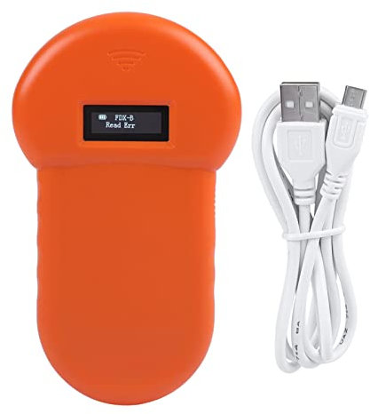 Tier ID Leser - Haustier RFID Leser mit LCD Anzeige, USB Interface, ISO 11784/85 Standard, eingebaute Summer und externen Speicherkartenleser