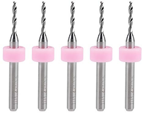 sourcing map 5Stk. PCB Bohrer 1,4mm Hartmetall Drehwerkzeug Schmuck CNC Gravur Leiterplatte Mikro Bohrer 1/8 Zoll Schaft