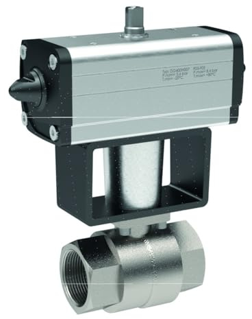 RIEGLER 158758-351.514-1 Edelstahl-KH, pneum. Stellantrieb nach NAMUR, doppeltw., Rp 1 1/2, 1Stk