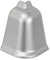 DQ-PP 1 barre d'angle extérieure - Aluminium satiné - 38 x 42 mm - PVC - Barre de finition pour plan de travail, cuisine, plinthe de finition