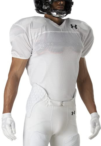 Under Armour Adult Football Practice Jersey - White - UA950-100 (White - M)