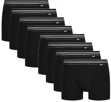 Dim Boxer Homme Ecodim Coton Stretch Confortable Noir x8, 3