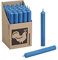 Stabkerzen 10 Stück Tafelkerzen durchgehend gefärbt Spitzkerzen für die Tisch-Deko zur Hochzeit Weihnachten & Party Farbe: Petrol-Blau/Türkis Höhe:18cm