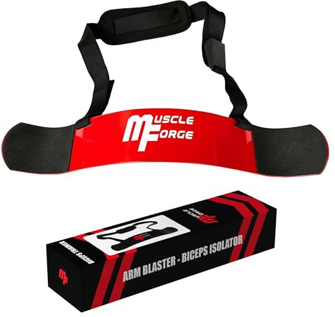 MuscleForge Bizeps-Trainer ARM Blaster, für eine optimale Isolierung der Bizeps- und Armmuskeln, Bizeps Isolator für Bodybuilding & Kraftsport