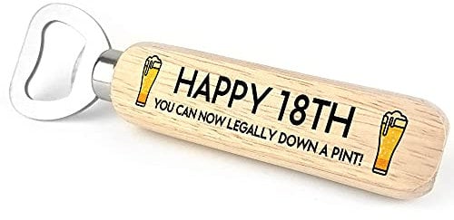 Red Ocean 18th Birthday Bottle Opener Gifts for Son Brother Funny Birthday Gifts for Him