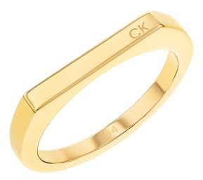 Calvin Klein Women's FACETED Collection Ring in Yellow Gold - 35000188D