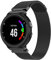 Strap-it - Armband - Milanese - Schwarz - 21 mm - Mittel - Kompatibel mit Garmin Forerunner 235, 735XT, 230