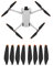 Kimyoaee Mini 3 Pro Low Noise Propeller für DJI Mini 3 Pro Fly More Combo Kamera Drohne RC Zubehör Ersatz Requisiten Ersatz (Orange)