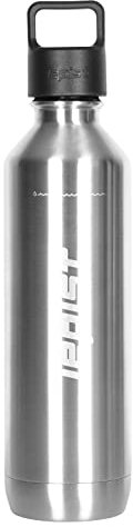 Tepist TwentyO 20oz Stainless Steel Bottle Compatible with Sodastream Machines | Silver | Vacuum Sealed | Double Walled | Leak-Proof | Easy to Carry | Reusable Bottle