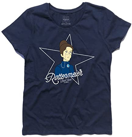 3styler Damen-T-Shirt Pablo Escobar Pablito - Plata o Plomo Shirt - Linie Classic - 100% Baumwolle 185 g/m², Blau (Rottenmeier), Large