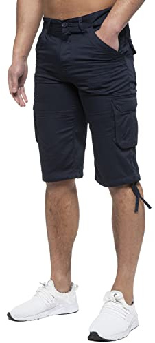 989Zé ENZO Mens Cargo Combat Shorts Summer Chino Casual Work Knee Length Pants