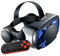 TPWEWRX 3D Black VR Brille Virtual Reality Headset mit Gamepad für 3D VR Filme & VR Spiele Anti Bluelight Einstellbares Pupillen-Augenpflegesystem für Android & IOS Smartphones (B)