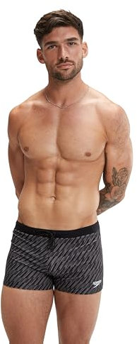 Speedo Valmilton Maillot de Bain, Noir/Gris, 42 Homme