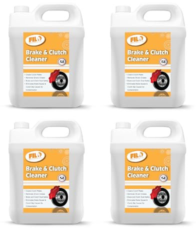 Filo Brake and Clutch Cleaner 20L (4x 5L) with Brake Cleaner Spray Bottle 1L | Disc Brake Cleaner Removes Oil, Grease and Brake Dust | Improves Braking Efficiency | For Cars, Motorcycles & Bicycles