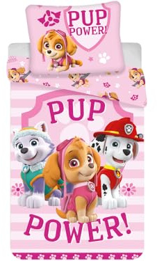 Paw Patrol Kollektionen Kinderbettwäsche, Mehrfarbig, einzigartig