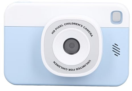 Cámara Digital para Niños y Adolescentes, Cámara de Vídeo FHD 48MP 1080P con Pantalla de 2,4 Pulgadas, Zoom Digital 4X, Antivibración Electrónica, Enfoque Automático, Cámara