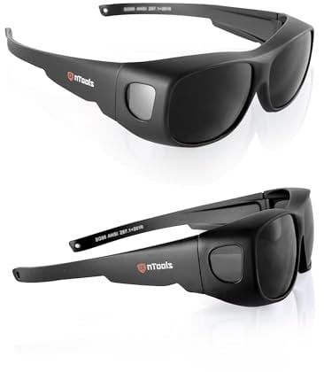 AnTools IR 5.0 Welding Goggles, Wrap Around Welding Glasses, Anti-Scratch Welding Lens, UV Protection, ANSI/ISEA, OSHA Complies