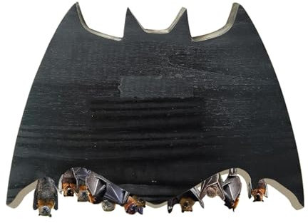 Generico Case per Pipistrelli, Resistente alle Intemperie, per Giardino e Balcone, in Legno Nero