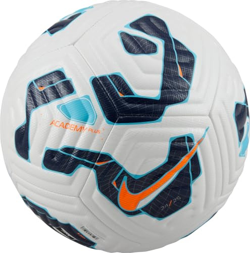 Nike Fußball Academy Plus - Fa24, White/Blackened Blue/Hyper Crimson, FZ2632-100, 5