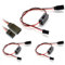 GERUI 3 Stück Schalterkabel Power Schalter 15cm Kabel JR BEC Stecker auf Buchse RX An/Aus ON/Off RC Powerschalter fürServo Empfänger Lipo Akku RC10 Modellfahrzeug- und Schiffsschalter passend für Dopp