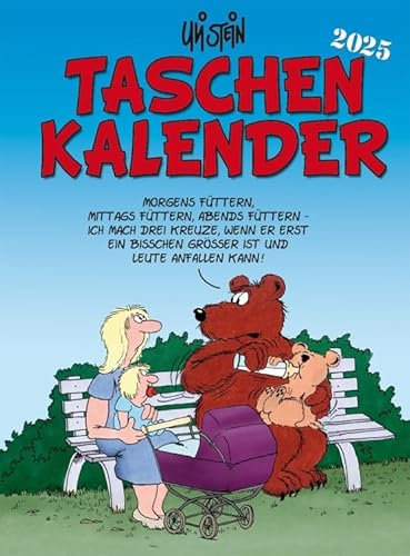 Uli Stein - Taschenkalender 2025 - Lappan-Verlag - Praktischer Terminplaner mit viel Platz zum Eintragen für unterwegs - 8 cm x 11 cm