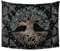 Viking Yggdrasil Décor Tapisserie - Mythologie Nordique Nœud Celtique Arbre de Vie Tenture Murale Pour Hommes Chambre - Vintage Gothique Tapisseries Affiche Couverture Dortoir Home Decor(130X150CM)