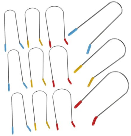 IWOWHERO Heißwickler Clips 24 Stück Ersatz Roller Clips 1,9cm 2,54cm 3,2cm Für Lockenwickler Haarklammern Salon Und Heimgebrauch