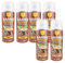 various Pintura Spray Barniz Mate de 400 ml Adecuado para las Superficies de Metal, Madera y Plástico Pack de 6 Unidad