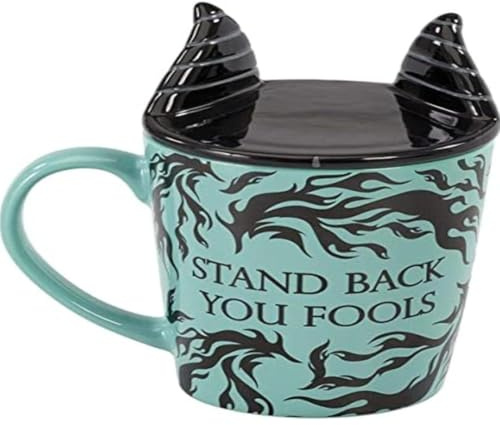 Eeyore D1SNEY Villains Sleeping Beauty Maleficent Mug and Lid with Horns