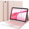 CHESONA Funda con teclado para iPad de 10 generación/11 generación A16 2025, iluminación de 7 colores, trackpad multitáctil, 2 canales Bluetooth para nuevo iPad 10ª generación 2022/2025 11, rosa