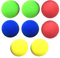 Schaumstoffball 8er Set, Softball Kinder, Eva Material, 5 cm Durchmesser, Farben Blau Gelb Grün Rot, Zufällige Farblieferung, Ideal für Indoor Spiele In Wohnzimmer Oder Kinderzimmer