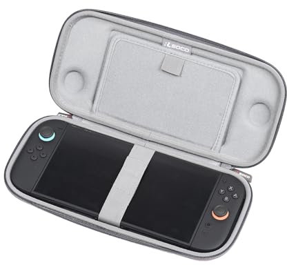 RLSOCO Étui pour Nintendo Switch 2 Console 2025 - Mallette de Voyage avec 8 emplacements pour Cartes de Jeu (Rose)