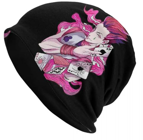 GZMQMOKD Winter Warme Mütze, Hisoka JägerXhunter Warme Strickmütze Mode Haube Hut Herbst Winter Outdoor Mützen Hüte für Männer Frauen Erwachsene