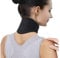 Medical Grade Neck Support Brace Strap for Neck Pain Relief and Bone Relaxer with Self Heating Neck Wrap and Tourmaline Adjustable Cervical Collar for Physical Therapy, Arthritis, Headaches