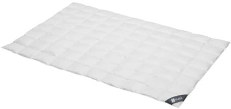 Spessarttraum Bettdecke Silber, 135x200cm, Daunenbettdecke, Sommerdecke extraleicht, 100% Daunen, Made in Germany, Oekotex, Nomite, Allergiker geeignet