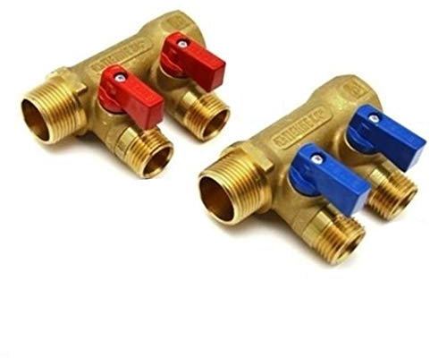 Collettore Lineare Nino 3/4 X 1/2 2 Vie Tiemme