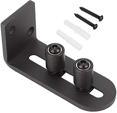 Guida a pavimento scorrevole regolabile Porta in acciaio al carbonio Porta hardware Guide dei rulli a rulli Accessori per porte scorrevoli(2#)