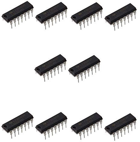 Movilideas - 10 unidades LM324N LM324 324 Amplificador Operacional Cuadruple de Propósito General ,1MHz, 14-Pin DIP14