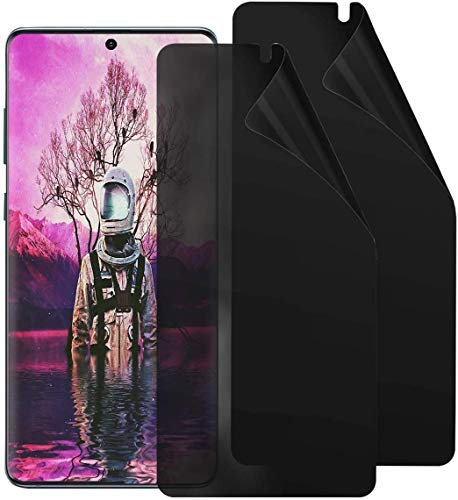 Arrivly 2 Pièces vitre Protection pour Samsung S21 Ultra Protection d'écran confidentielle Anti-Espion Film de Protection d'écran Samsung Galaxy S21 Ultra [Pas de Verre Trempé] Anti Regard