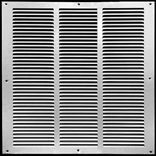 Cubierta de rejilla de ventilación de 600x600 mm, cubierta de ventilación de 24x24 pulgadas, ventilación de pared, aleación de aluminio para paredes laterales y techo