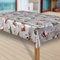 laro Wachstuch-Tischdecke Sterne Weihnachten Weihnachts-Motive PVC Wachstischdecke Eckig Meterware Wasserabweisend Abwischbar |20|, Muster:Weihnachtsmann grau/rot, Größe:130x220 cm