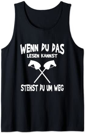Hobby horse selbstgemacht Steckenpferd hobby-horse Tank Top
