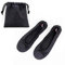 Women's Roll Up Shoes with Carry Bag for Weddings, Nights Out and Races (Black Glitter, Numeric_5)