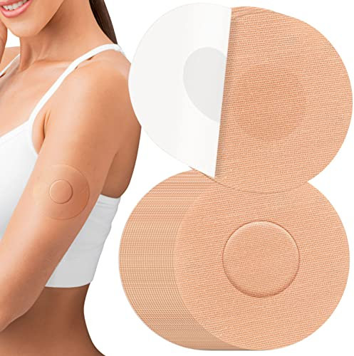 Freestyle Libre 3 Pflaster,40 Stück Wasserfeste Pflaster für Freestyle Libre,Atmungsaktiv Wasserdicht Freestyle Klebepflaster Sport Runde Pflaster Freestyle Libre 14 Tage Sensor-Patches (40 Stück)