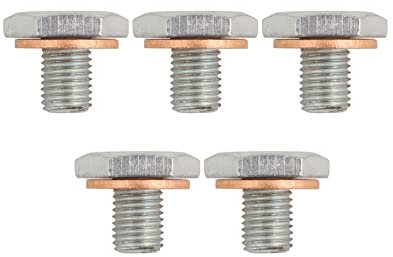 5 tappi di scarico dell'olio con anello di tenuta per FORD B-Max C-Max Ecosport Fiesta Focus 1 146 063, 1 451 673, 1 715 336 - AUTORCE