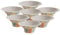 MAQA 50 pz Coppe gelato e dessert 100-150 cc, Coppette gelato in carta, coppa per yogurt, ciotole usa e getta rotondo 150CC