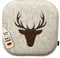kontor28® - Sitzkissen Filz handgefertigt Made IN Germany | Sitzkissen Stuhl 37,5 x 37,5 cm aus rPET-Filz weiche und robuste Polsterung | Sitzauflage Stuhl für In- und Outdoor | beige 1er-Set
