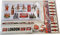 Souvenirs London Pencil Case with Pencil, Sharpener, Ruler & Union Jack Eraser - Red Bus Telephone Box Tower Bridge Big Ben - UJ British School Kit