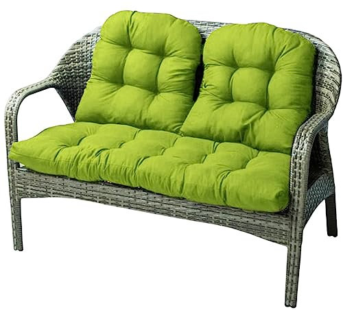 Lifup Set di 3 Cuscini per Pallet, 1 Cuscino di Seduta e 2 Cuscino per Schienale per Esterno Interno Arredo Giardino Divanetto verde frutta 3 Pezzi